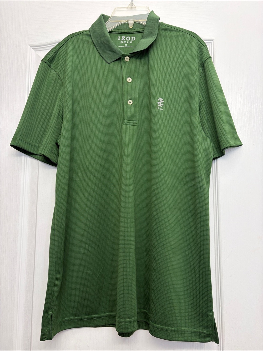 Izod Green Men's Short-Sleeve Golf Polo